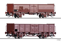 TILLIG Modellbahnen 502605 - TT - Güterwagenset Rübenzug, Teil 2, der DB, Ep.IV (Tillig TT-Club)